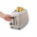 DELONGHI CTOV2003.BR Icona Vintage Beige 2-Slice Toaster 